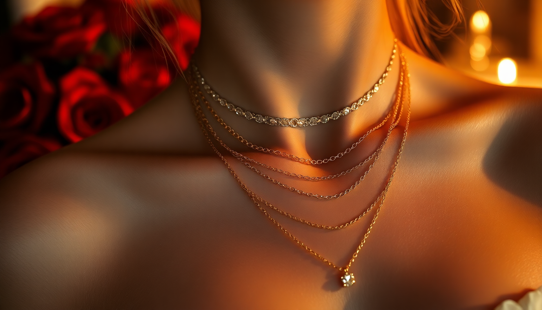 Elevate Your Valentine's Look with Layered Jewelry