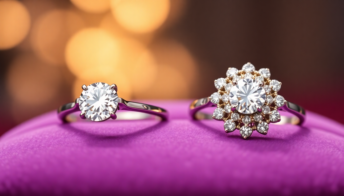 Halo Settings vs. Solitaire: Finding Your Perfect Engagement Ring Style