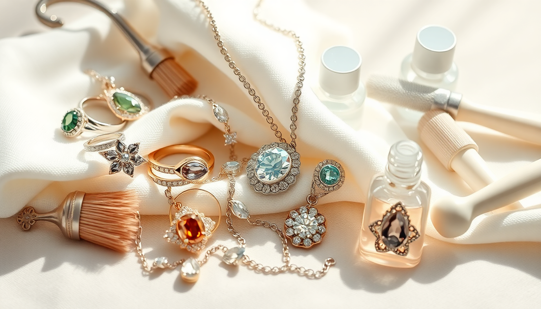 Keeping Your Jewelry Sparkling: The Best At-Home Cleaning Solutions for Different Types of Gemstones